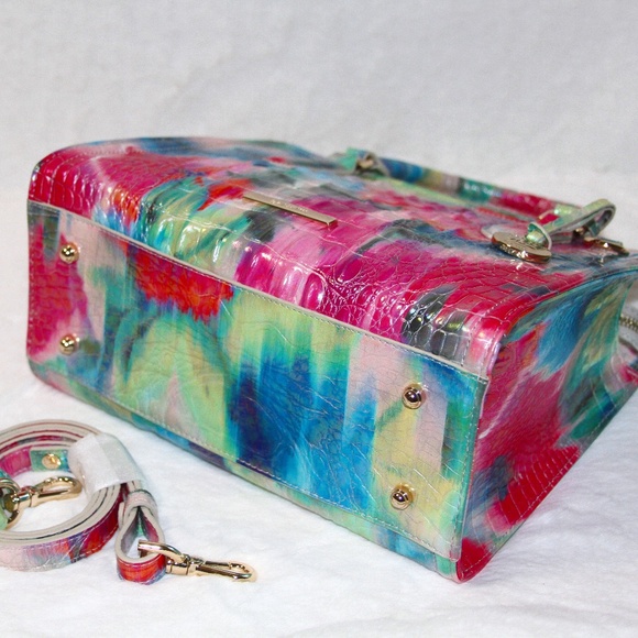 NWT BRAHMIN Cami Satchel Melbourne Leather Purse - Picture 4 of 6